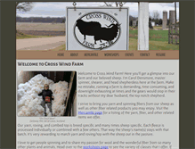 Tablet Screenshot of crosswindfarm.com